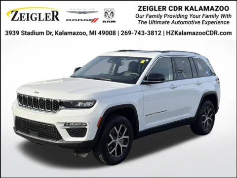 White 2023 Jeep Grand Cherokee Limited for sale in Kalamazoo, MI