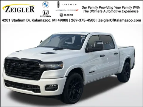 White 2025 Ram 1500 Laramie for sale in Kalamazoo, MI