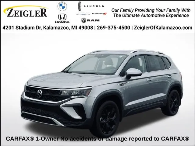 Silver 2022 Volkswagen Taos 1.5T SE for sale in Kalamazoo, MI