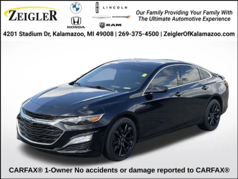 Black 2024 Chevrolet Malibu RS for sale in Kalamazoo, MI
