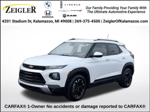 White 2022 Chevrolet TrailBlazer LT for sale in Kalamazoo, MI
