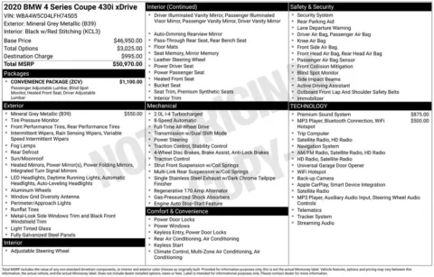 More photos of 2020 BMW 4 Series 430i xDrive at Zeigler BMW of Kalamazoo, MI