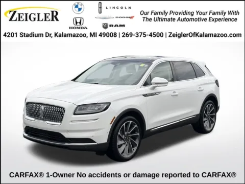 White 2022 Lincoln Nautilus Reserve for sale in Kalamazoo, MI