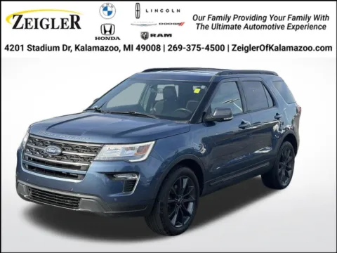 Blue 2018 Ford Explorer XLT for sale in Kalamazoo, MI