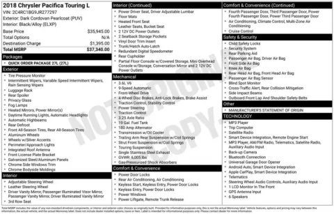 More photos of 2018 Chrysler Pacifica Touring L at Zeigler BMW of Kalamazoo, MI