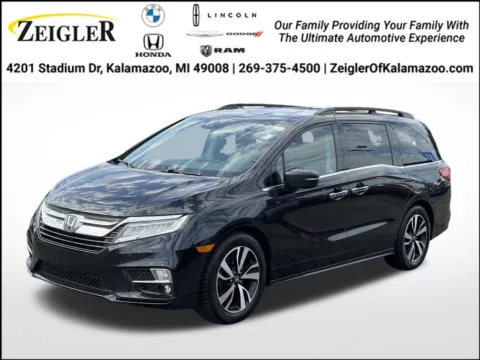 Black 2019 Honda Odyssey Elite for sale in Kalamazoo, MI