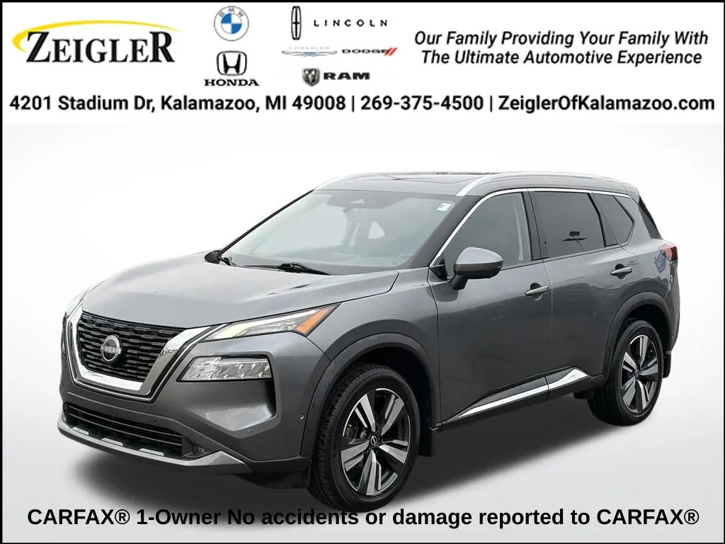 Gray 2022 Nissan Rogue SL for sale in Kalamazoo, MI