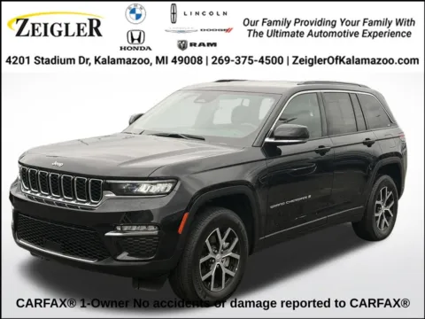 Black 2025 Jeep Grand Cherokee Limited for sale in Kalamazoo, MI