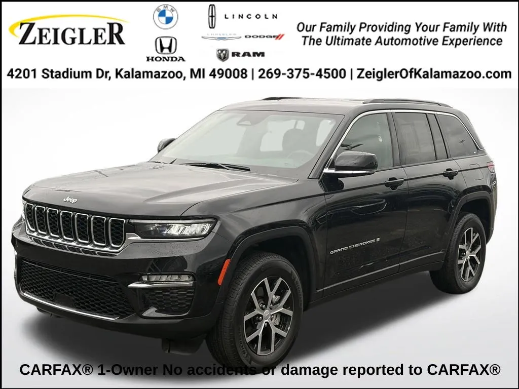 Black 2025 Jeep Grand Cherokee Limited for sale in Kalamazoo, MI