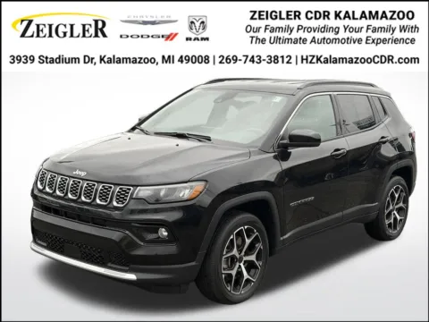 Black 2025 Jeep Compass Limited for sale in Kalamazoo, MI