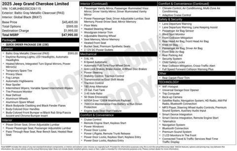More photos of 2025 Jeep Grand Cherokee Limited at Zeigler BMW of Kalamazoo, MI
