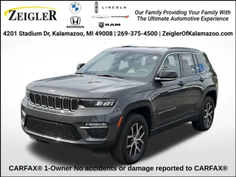 Gray 2025 Jeep Grand Cherokee Limited for sale in Kalamazoo, MI