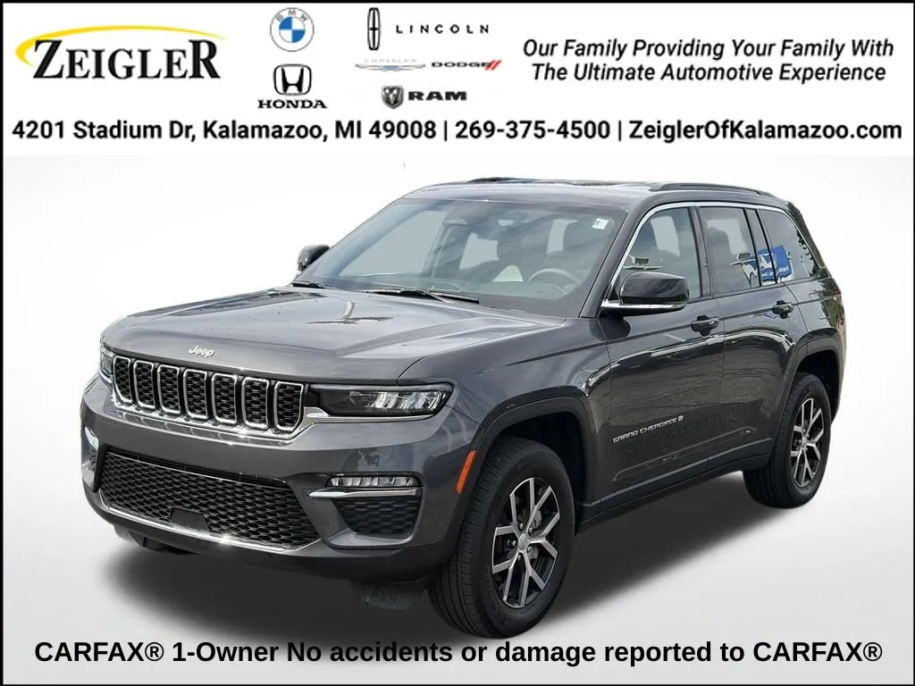 Gray 2025 Jeep Grand Cherokee Limited for sale in Kalamazoo, MI