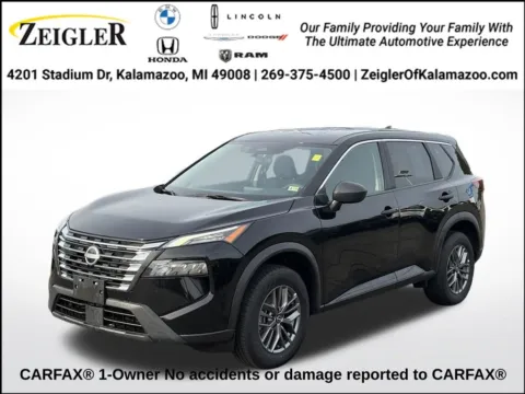 Black 2024 Nissan Rogue S for sale in Kalamazoo, MI