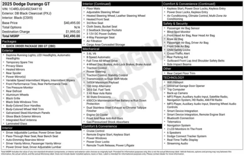 More photos of 2025 Dodge Durango GT at Zeigler BMW of Kalamazoo, MI
