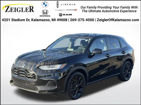 Black 2024 Honda HR-V Sport for sale in Kalamazoo, MI