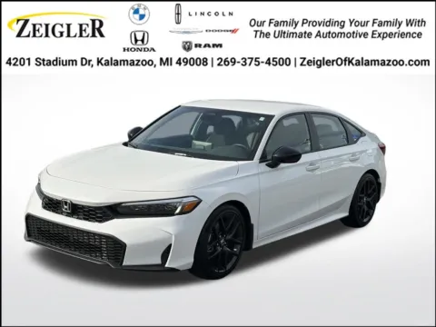 White 2025 Honda Civic Sport for sale in Kalamazoo, MI