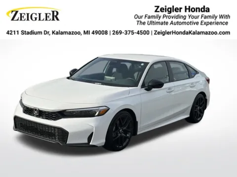 White 2025 Honda Civic Sport for sale in Kalamazoo, MI