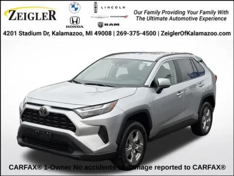 Silver 2025 Toyota RAV4 Hybrid XLE for sale in Kalamazoo, MI