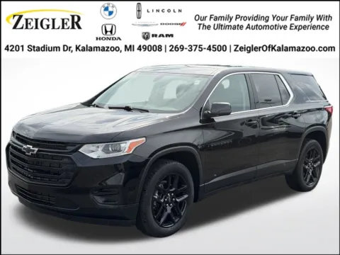 Black 2021 Chevrolet Traverse LS for sale in Kalamazoo, MI