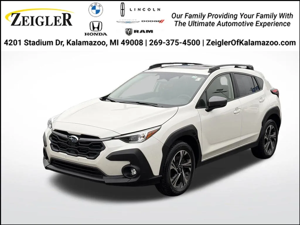 White 2025 Subaru Crosstrek Premium for sale in Kalamazoo, MI