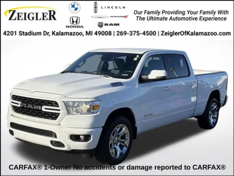 White 2024 Ram 1500 Big Horn/Lone Star for sale in Kalamazoo, MI