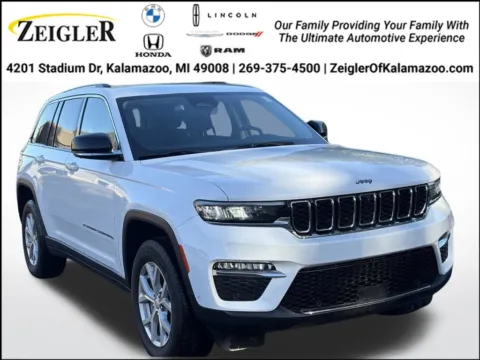 White 2023 Jeep Grand Cherokee Limited for sale in Kalamazoo, MI