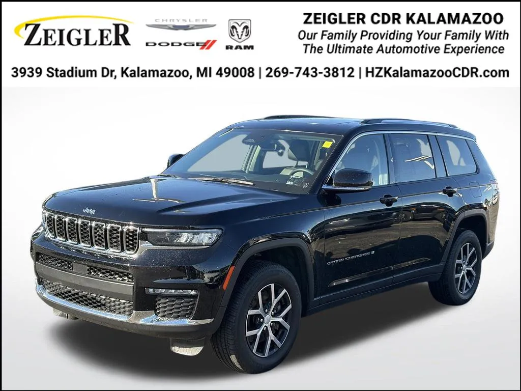 Black 2023 Jeep Grand Cherokee L Limited for sale in Kalamazoo, MI