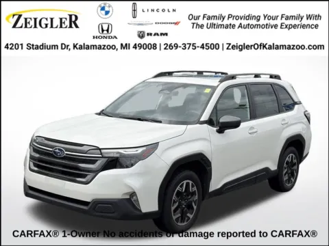 White 2025 Subaru Forester Premium for sale in Kalamazoo, MI