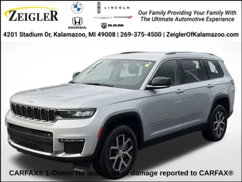 Silver 2023 Jeep Grand Cherokee L Limited for sale in Kalamazoo, MI