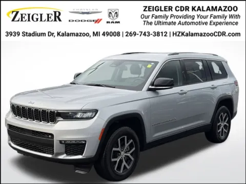 Silver 2023 Jeep Grand Cherokee L Limited for sale in Kalamazoo, MI