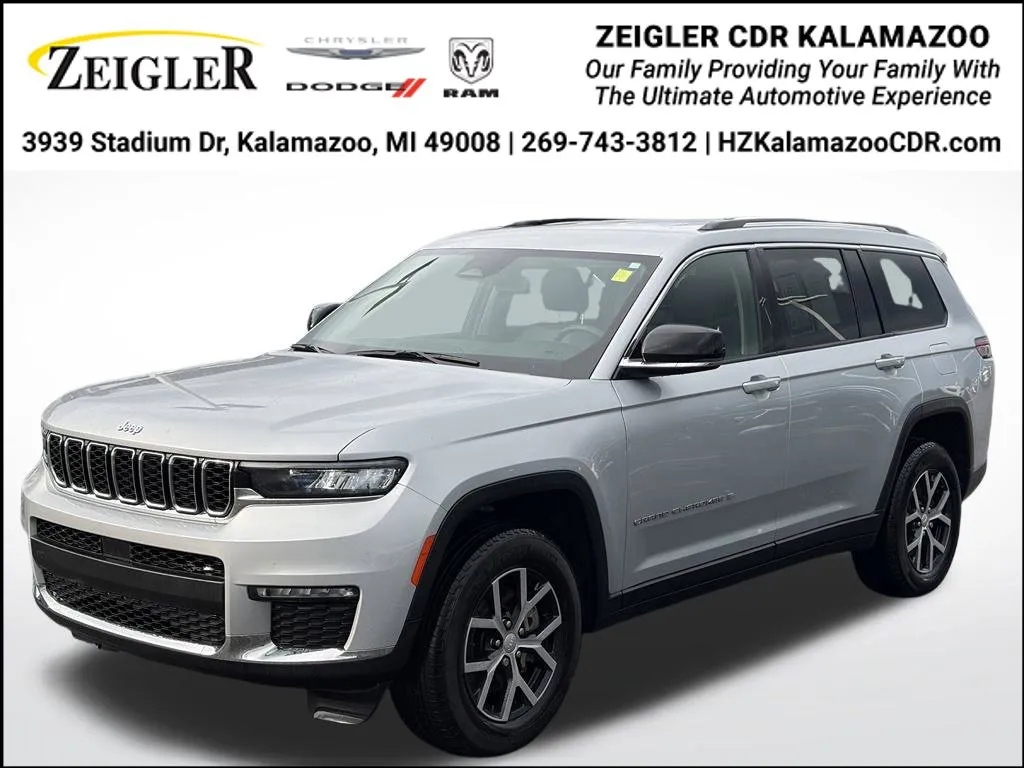 Silver 2023 Jeep Grand Cherokee L Limited for sale in Kalamazoo, MI