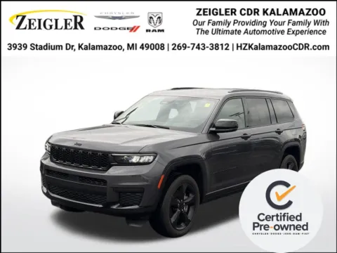 Gray 2023 Jeep Grand Cherokee L Altitude X for sale in Kalamazoo, MI
