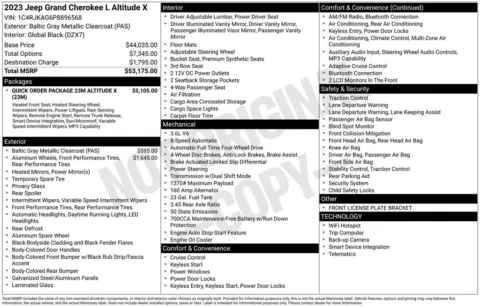 More photos of 2023 Jeep Grand Cherokee L Altitude X at Zeigler BMW of Kalamazoo, MI