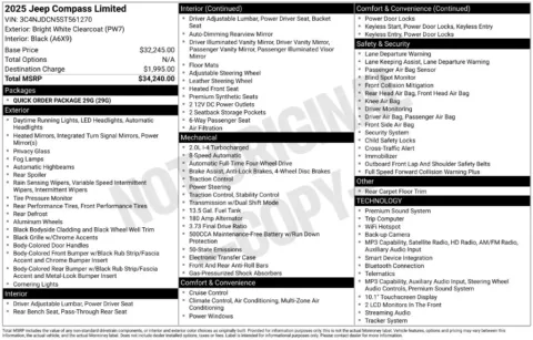 More photos of 2025 Jeep Compass Limited at Zeigler BMW of Kalamazoo, MI