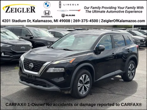 Black 2023 Nissan Rogue SV for sale in Kalamazoo, MI