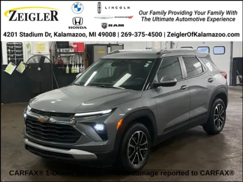 Gray 2024 Chevrolet TrailBlazer LT for sale in Kalamazoo, MI