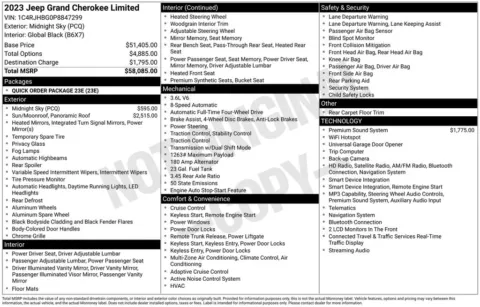 More photos of 2023 Jeep Grand Cherokee Limited at Zeigler BMW of Kalamazoo, MI