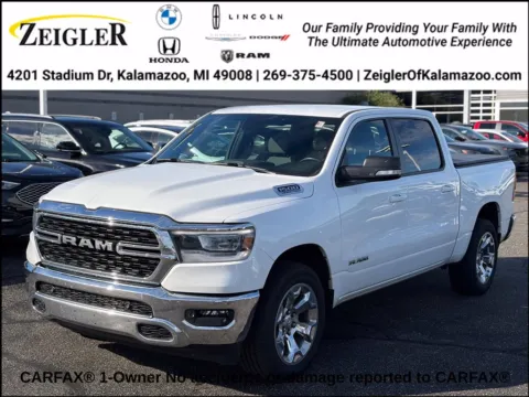 White 2022 Ram 1500 Big Horn/Lone Star for sale in Kalamazoo, MI