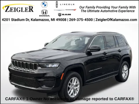 Black 2024 Jeep Grand Cherokee Laredo X for sale in Kalamazoo, MI