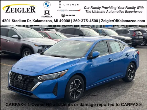 Blue 2025 Nissan Sentra SV for sale in Kalamazoo, MI