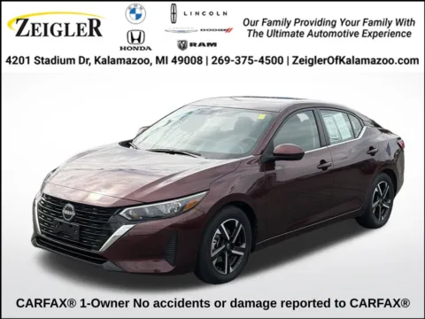 Red 2025 Nissan Sentra SV for sale in Kalamazoo, MI