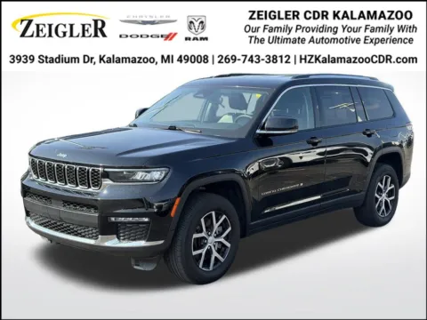 Black 2024 Jeep Grand Cherokee L Limited for sale in Kalamazoo, MI