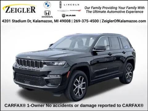 Black 2025 Jeep Grand Cherokee Limited for sale in Kalamazoo, MI