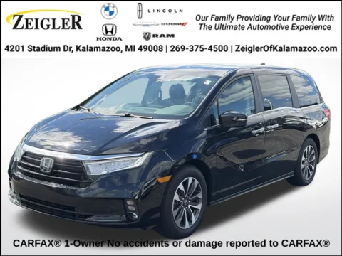 Black 2024 Honda Odyssey EX-L for sale in Kalamazoo, MI