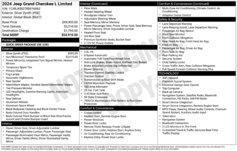More photos of 2024 Jeep Grand Cherokee L Limited at Zeigler BMW of Kalamazoo, MI