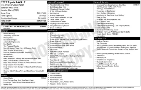 More photos of 2022 Toyota RAV4 LE at Zeigler BMW of Kalamazoo, MI