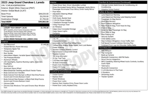More photos of 2023 Jeep Grand Cherokee L Laredo at Zeigler BMW of Kalamazoo, MI