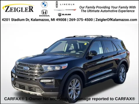 Black 2023 Ford Explorer XLT for sale in Kalamazoo, MI