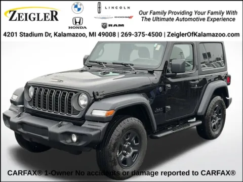Black 2026 Jeep Wrangler Sport for sale in Kalamazoo, MI